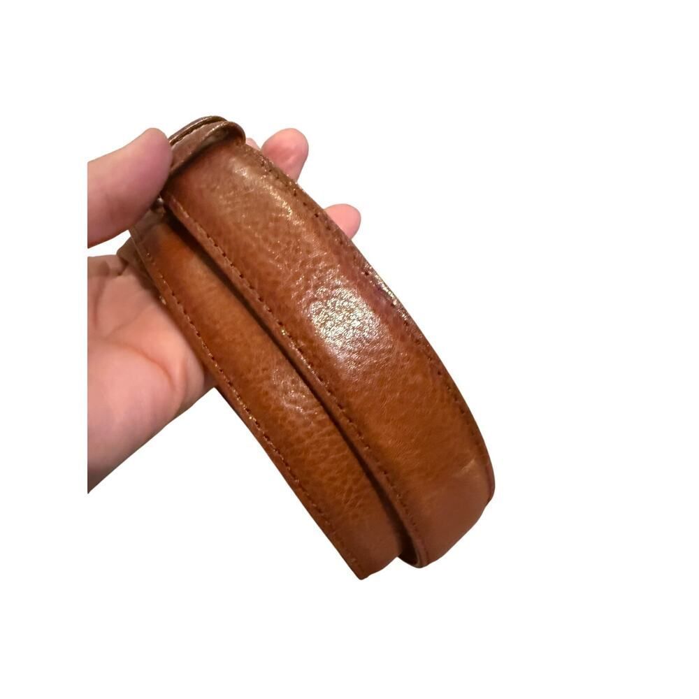 J. Hilburn Italian Calfskin Leather Belt Men's Sz. 36 Made in USA - Picture 3 of 6